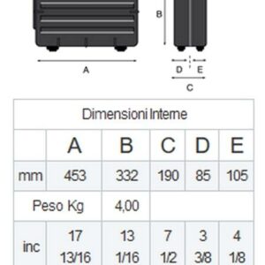 Valigia REVO 21 PEL porta utensili GT LINE - immagine 6