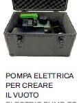 Pompa elettrica per creare il vuoto