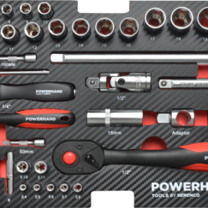 Cassetta portautensili Powerhand, 143 pz. - immagine 2